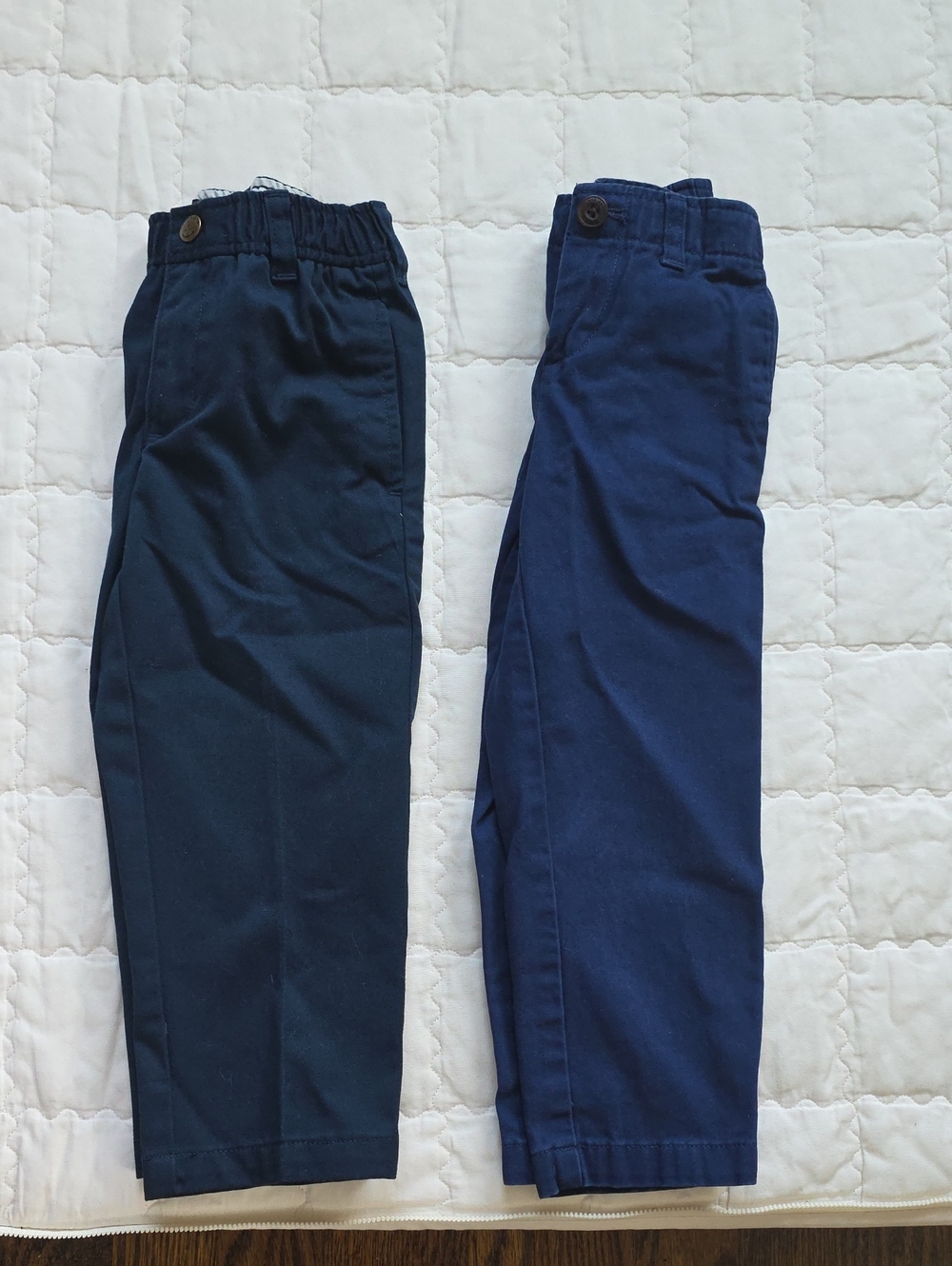 Lands' End Boys Navy & Classic Navy Chino Pants